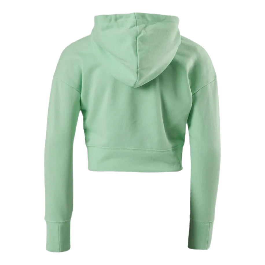Nike Junior NSW Crop Hoodie Green