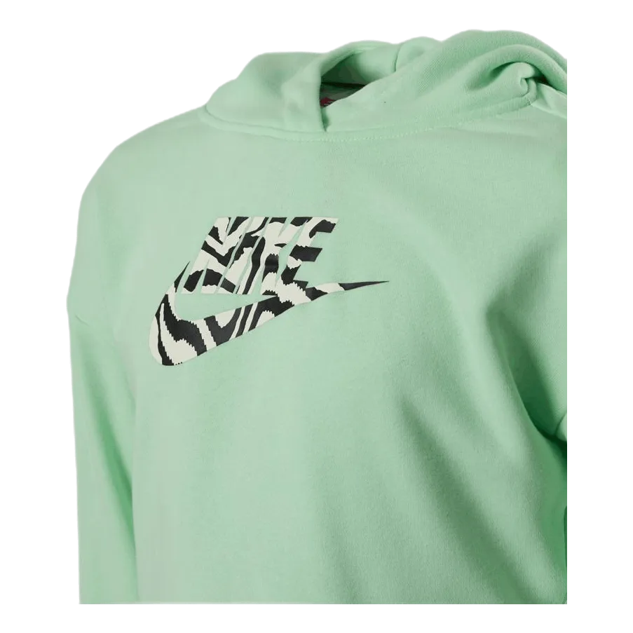 Nike Junior NSW Crop Hoodie Green