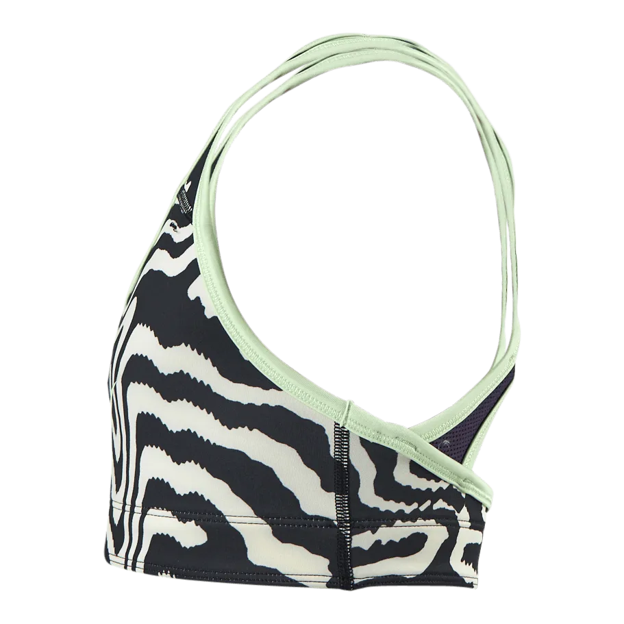 Nike Junior Swoosh AOP Reversible Bra Green