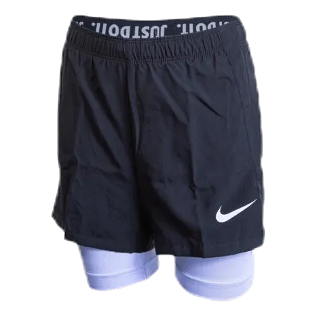NIKE NIKE DRIFIT 2IN1 YOUTH PURPLE/BLACK