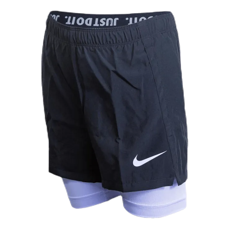 NIKE NIKE DRIFIT 2IN1 YOUTH PURPLE/BLACK