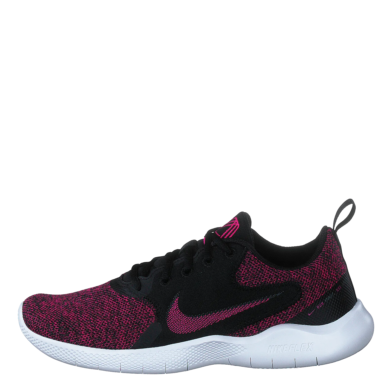 NIKE WMNS FLEX EXPERIENCE RN 10 BLACK/FIREBERRYDK SMOKE GREY