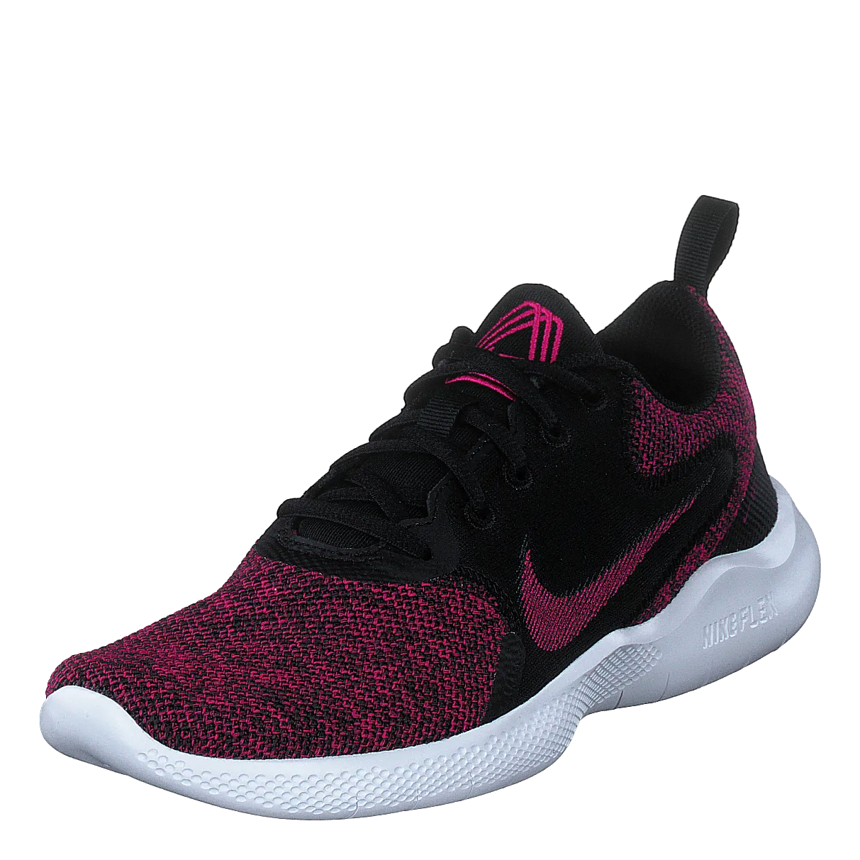 NIKE WMNS FLEX EXPERIENCE RN 10 BLACK/FIREBERRYDK SMOKE GREY