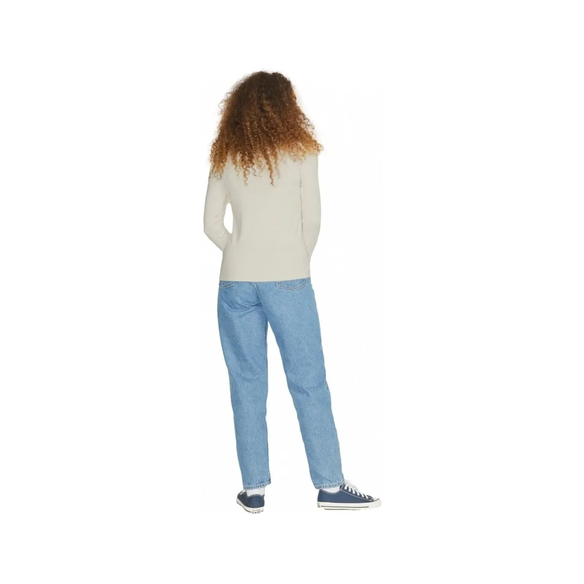 NOOS KNIT LARA L/S  SNOW WHITE