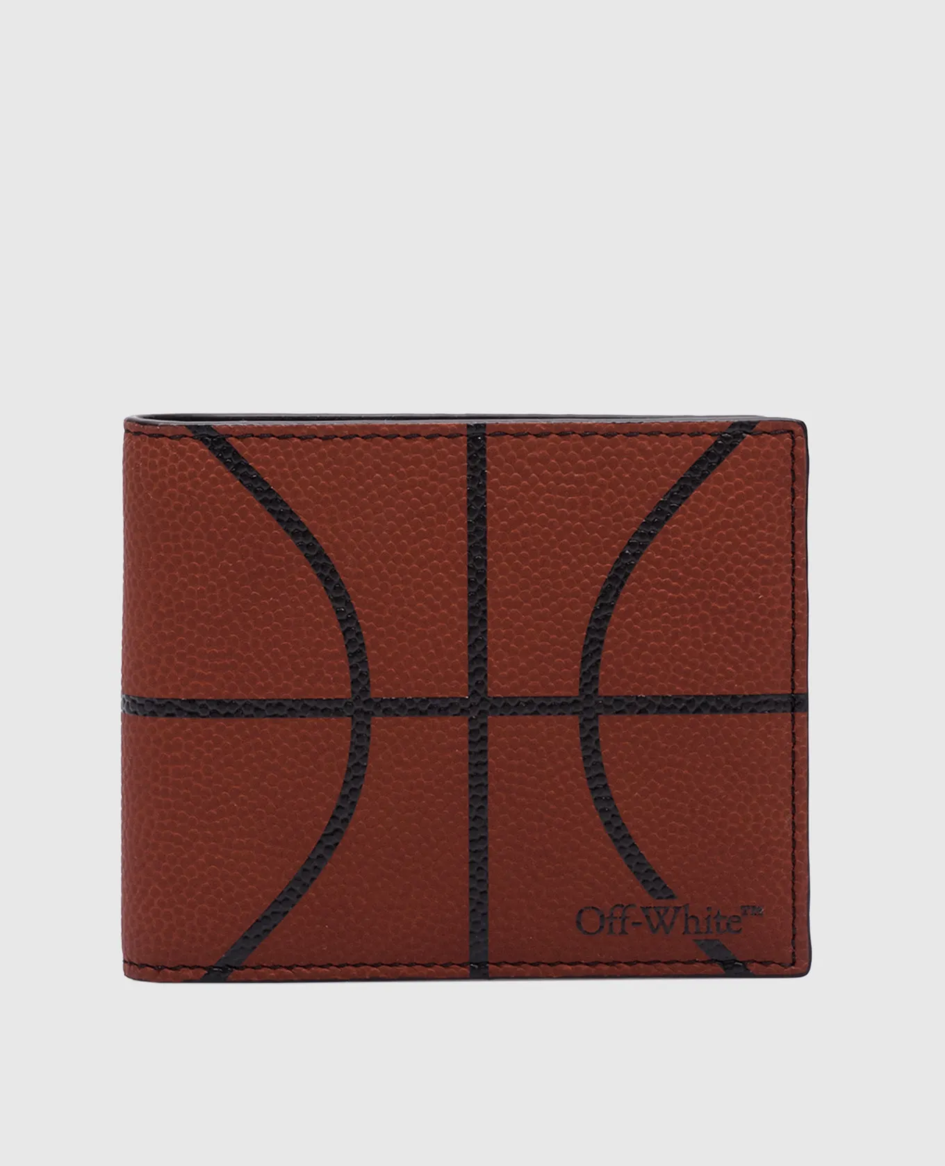 OFFWHITE BASKET BIFOLD ORANGE PURSE