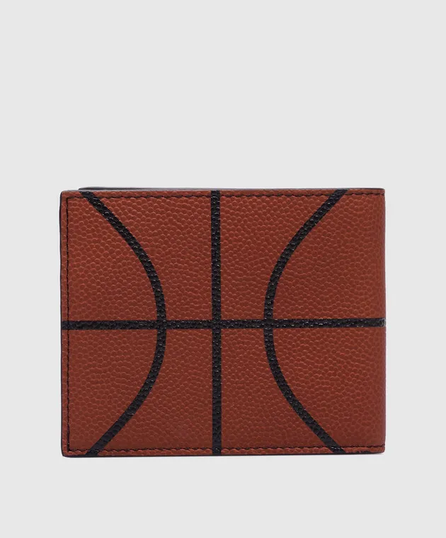 OFFWHITE BASKET BIFOLD ORANGE PURSE
