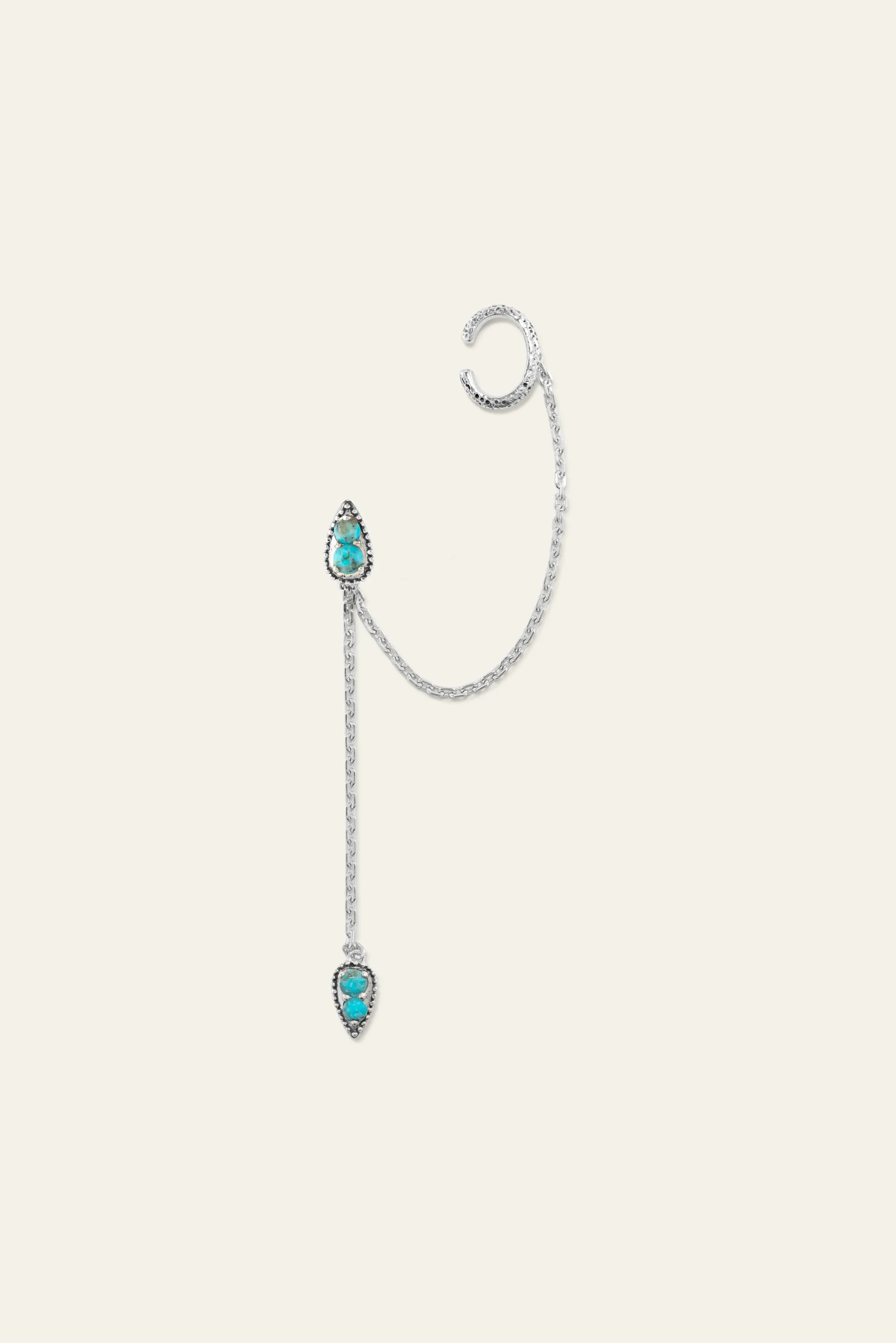 OKAMI arete de plata