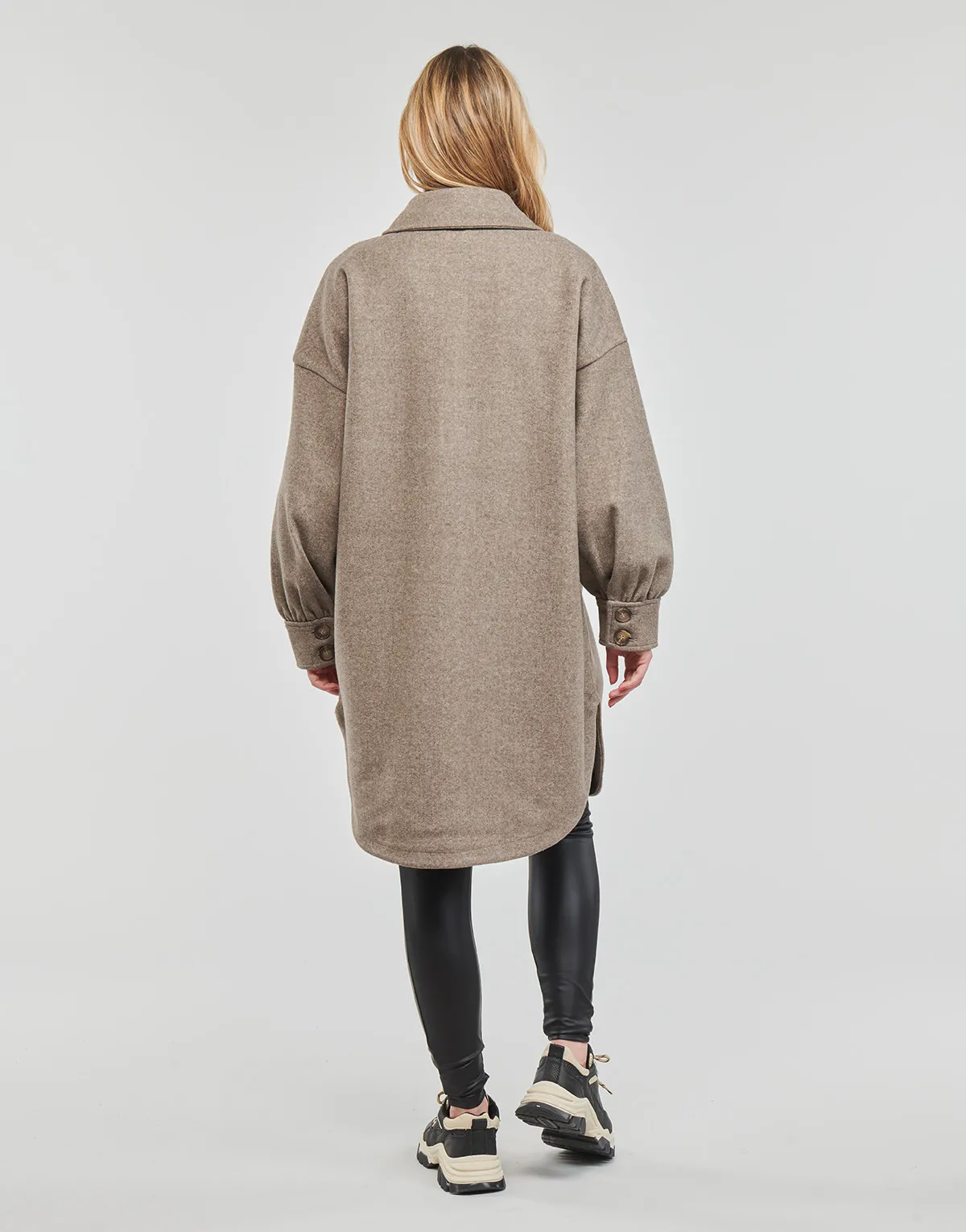 ONLTRILLION L/S OVRS SHACKET PNT NOOS