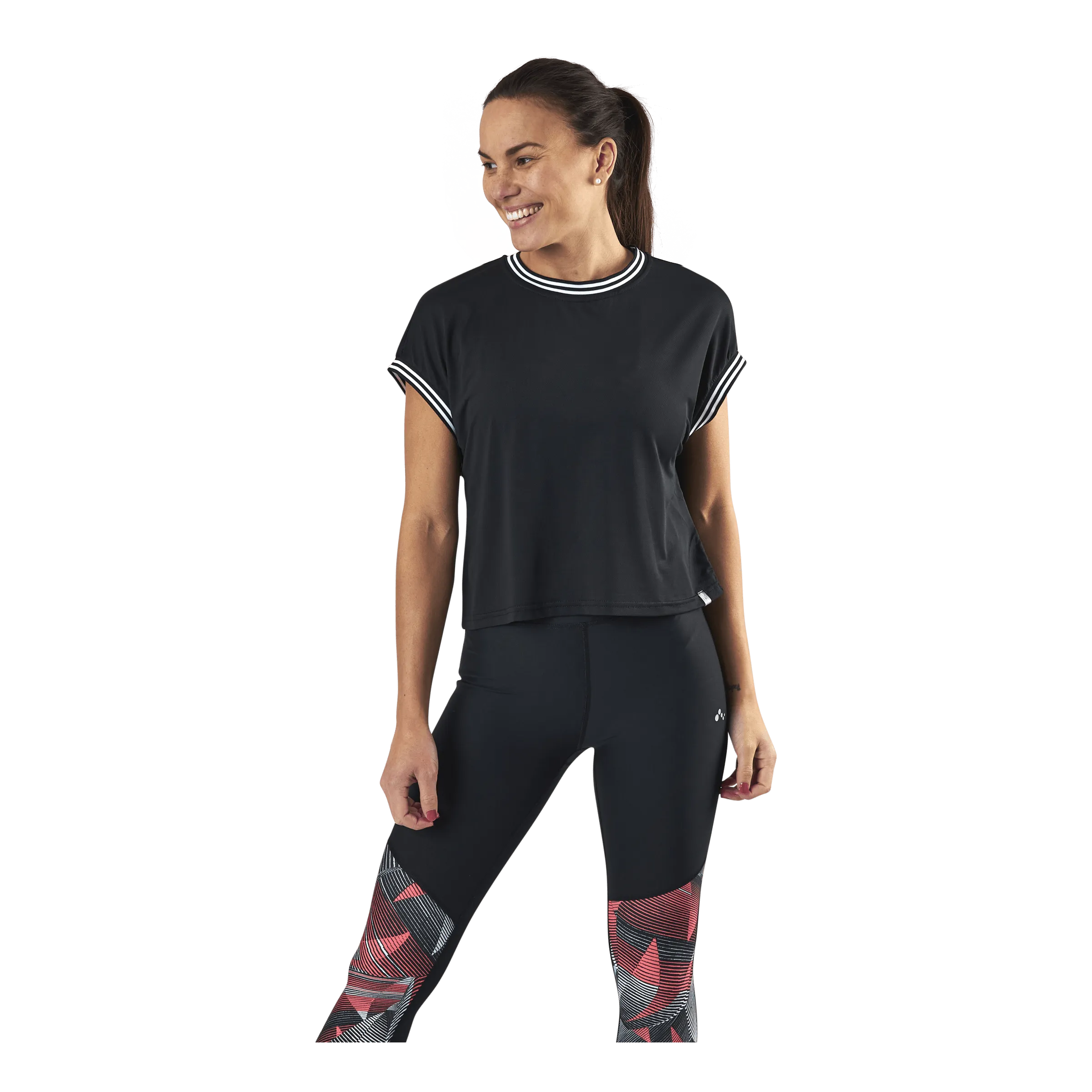 Only Play Ady SS Mesh Tee Black