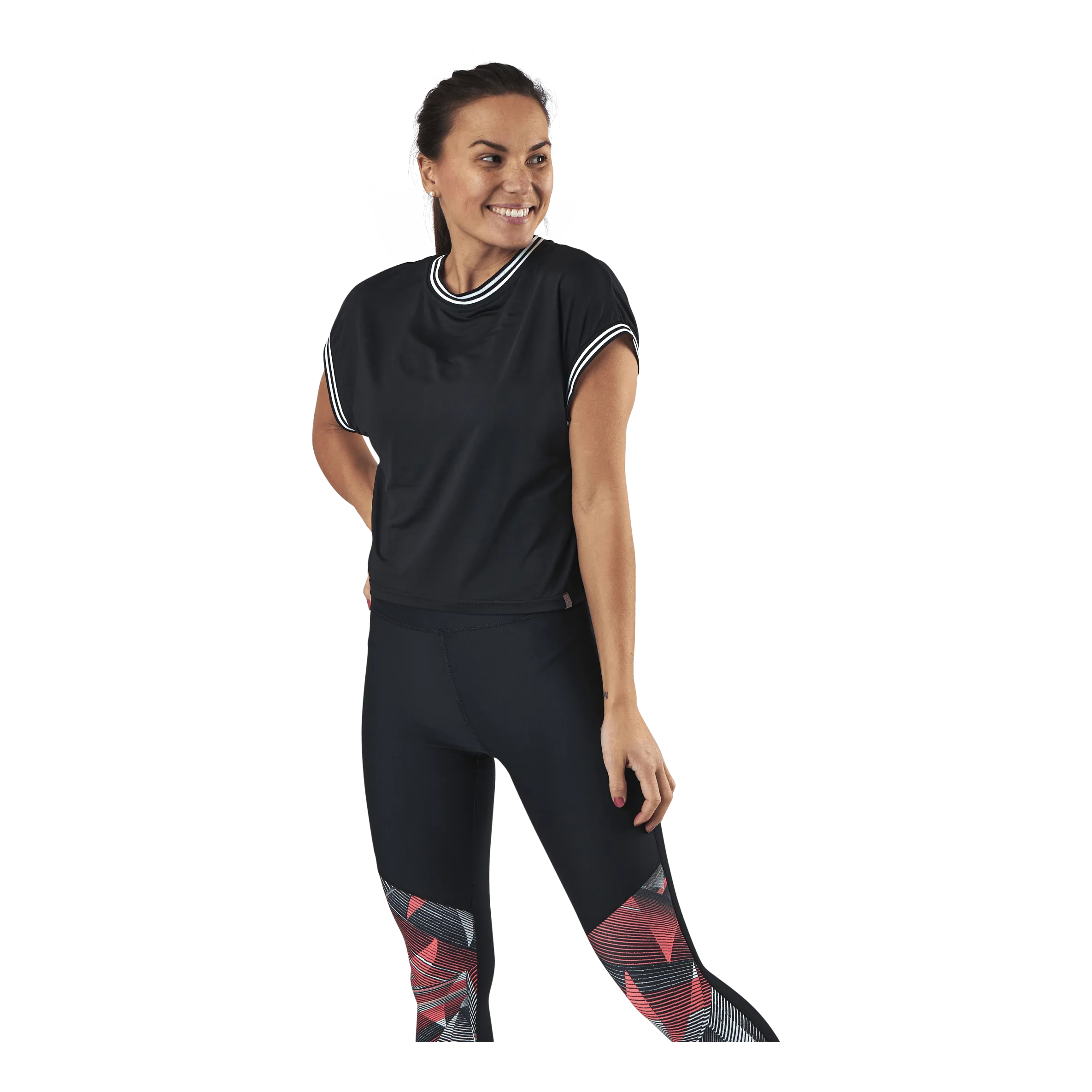 Only Play Ady SS Mesh Tee Black