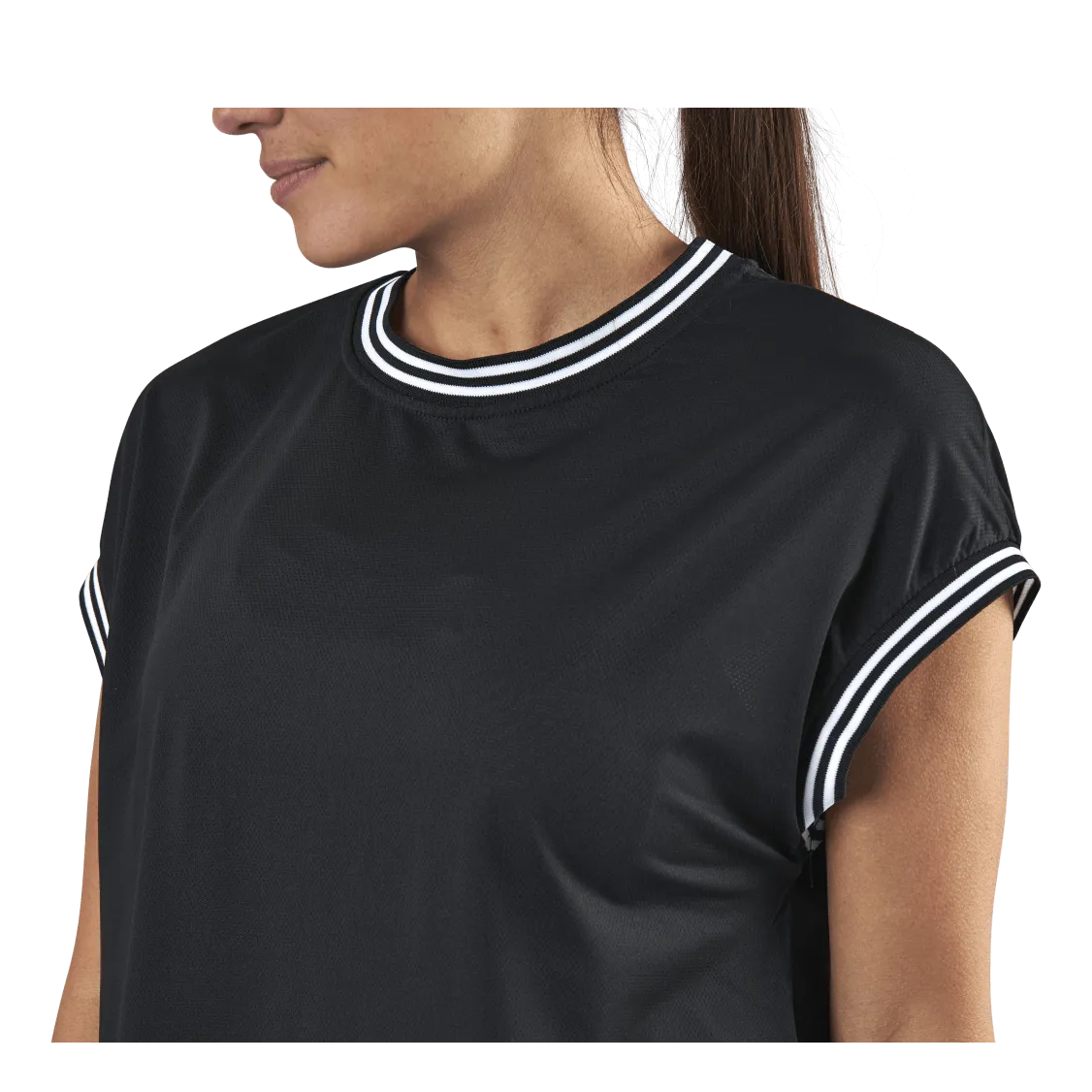 Only Play Ady SS Mesh Tee Black