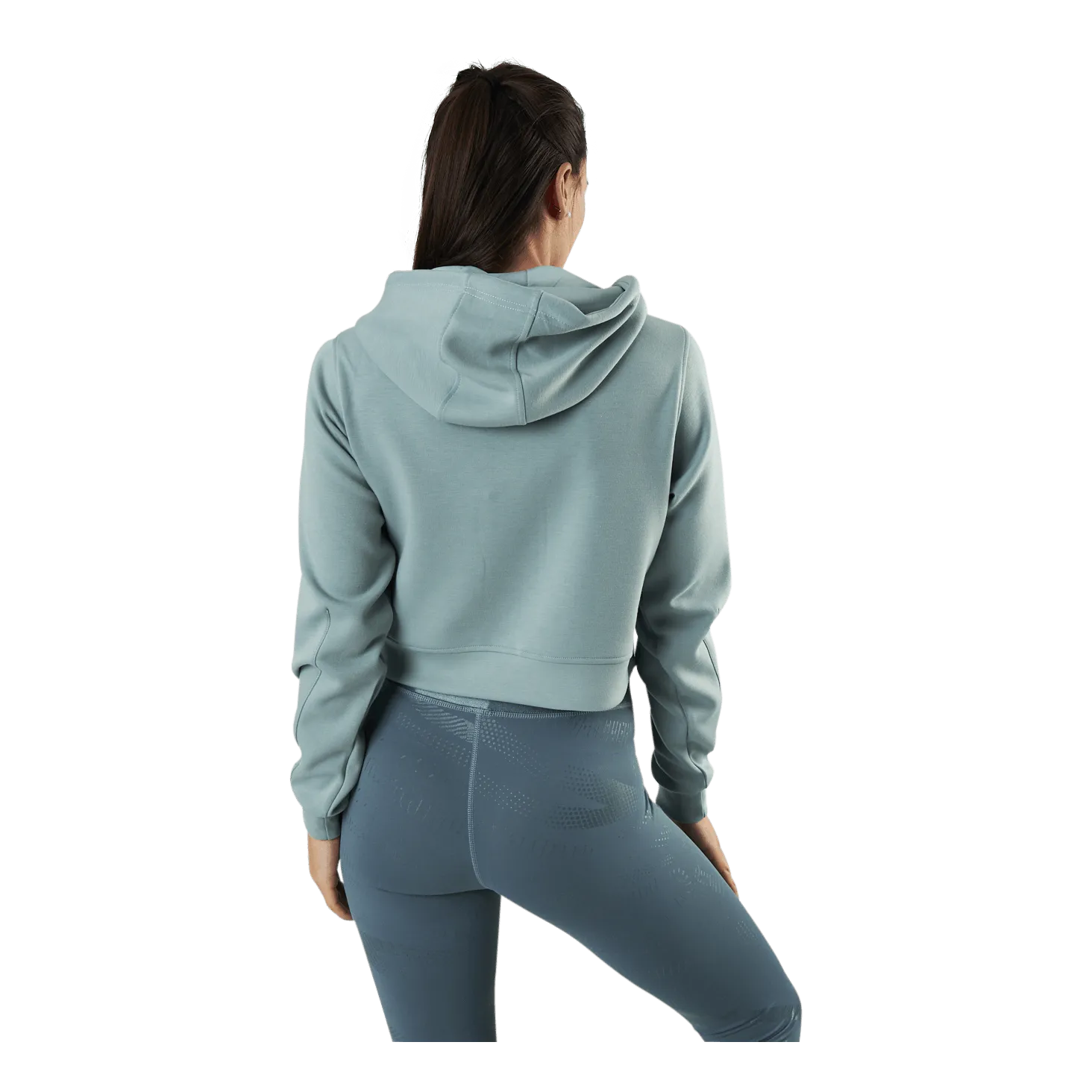 Only Play Dess Cropped Hood Sweat Grey