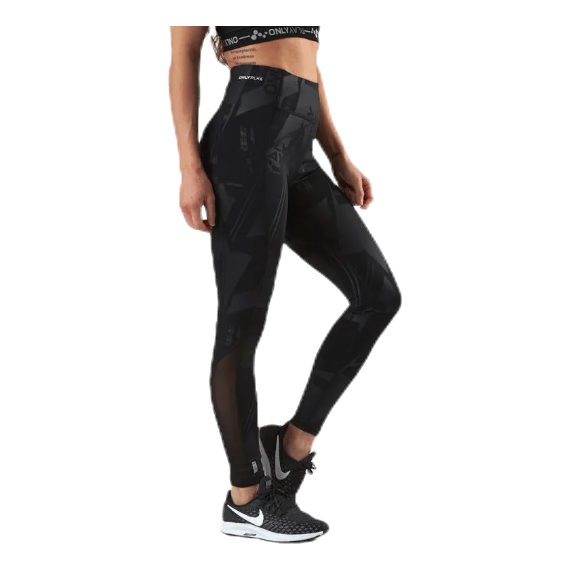 Only Play Mado Hw Aop Training Tights Black