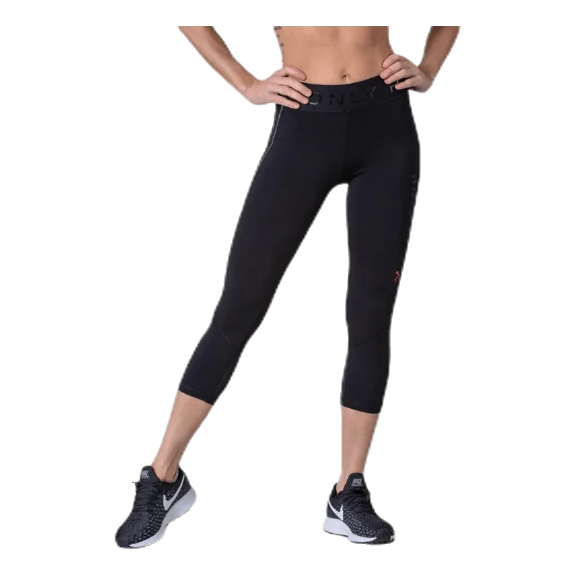 Only Play Performance Training 3/4 Tights Black