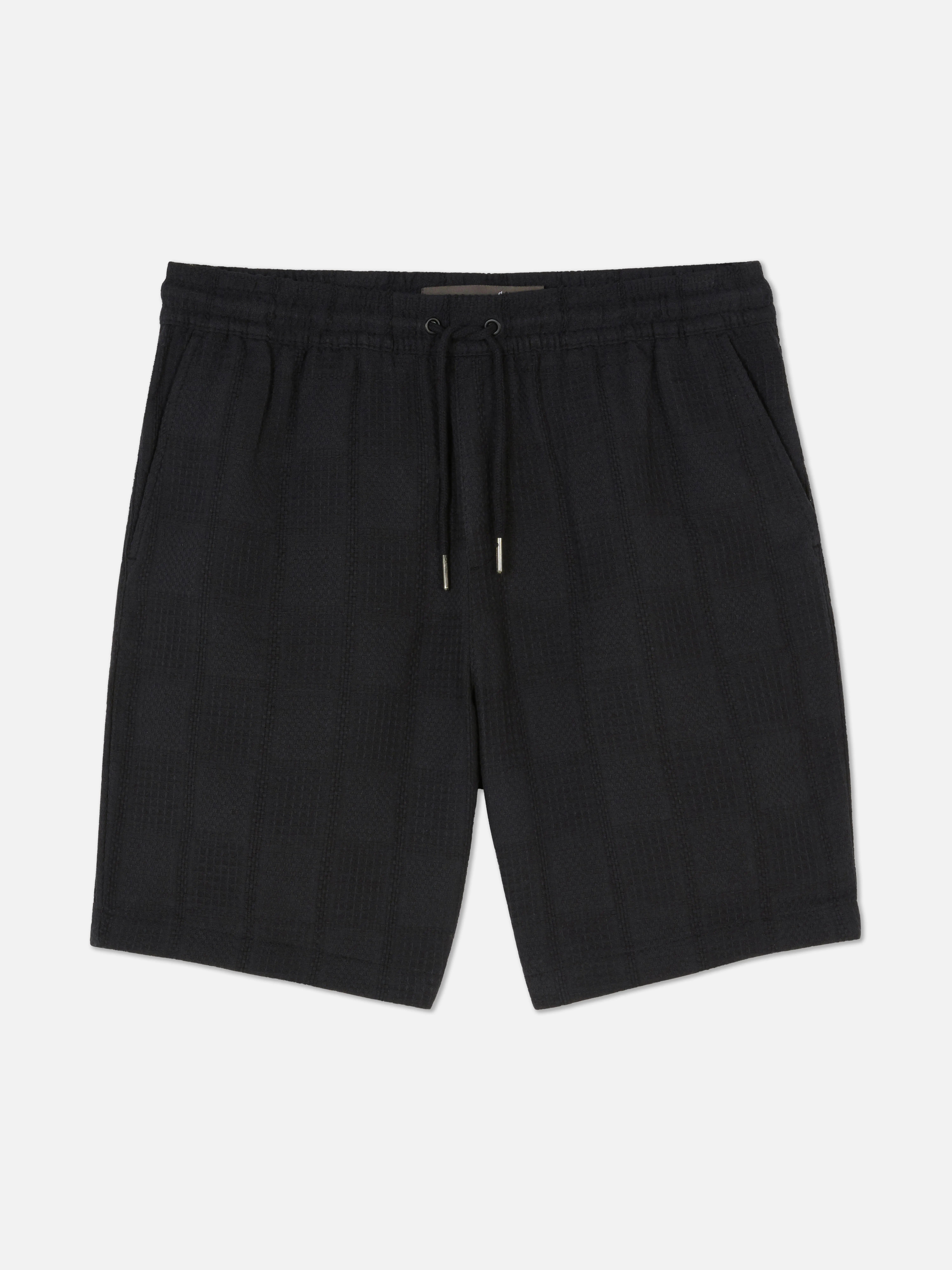 Pantalones cortos chinos con cordón de ajuste texturizado