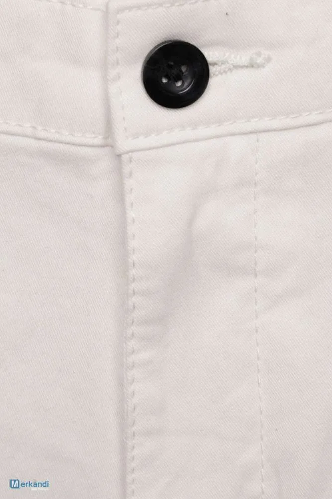 PANTALONES CORTOS CHINOS DE VERANO PARA HOMBRE ELEGANTE 100% ALGODóN DE ALTA CALIDAD  TOPMAN