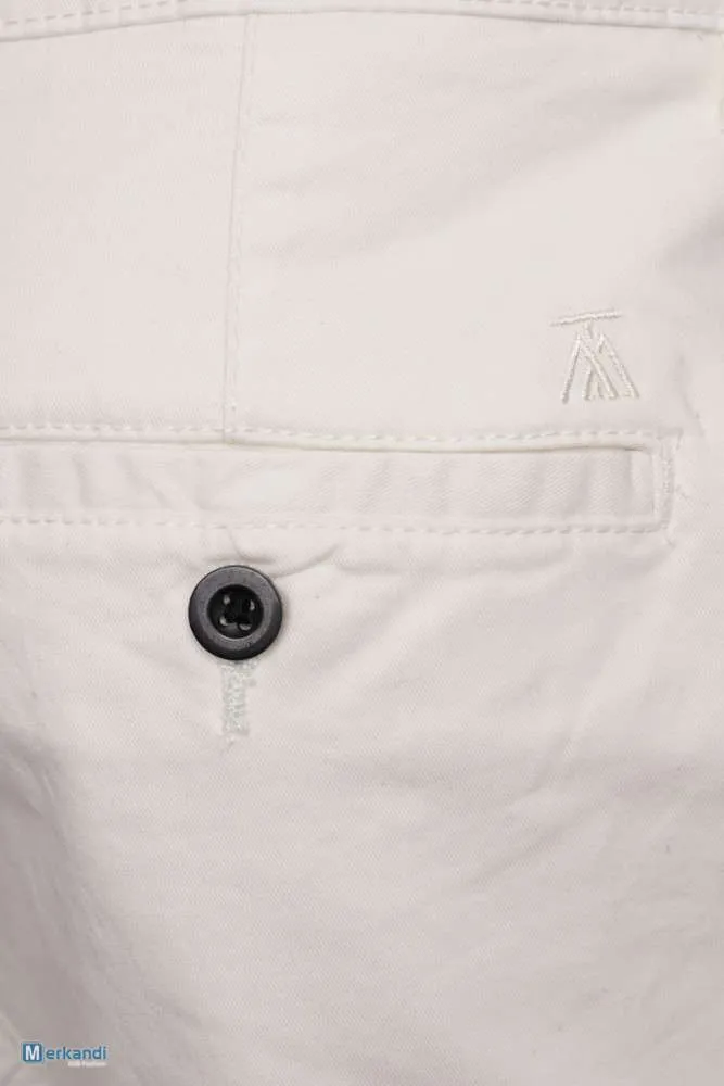 PANTALONES CORTOS CHINOS DE VERANO PARA HOMBRE ELEGANTE 100% ALGODóN DE ALTA CALIDAD  TOPMAN