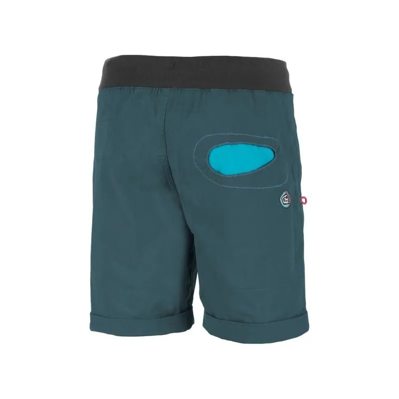 Pantalones cortos de escalada para mujer E9 Onda Short (PIZARRA)