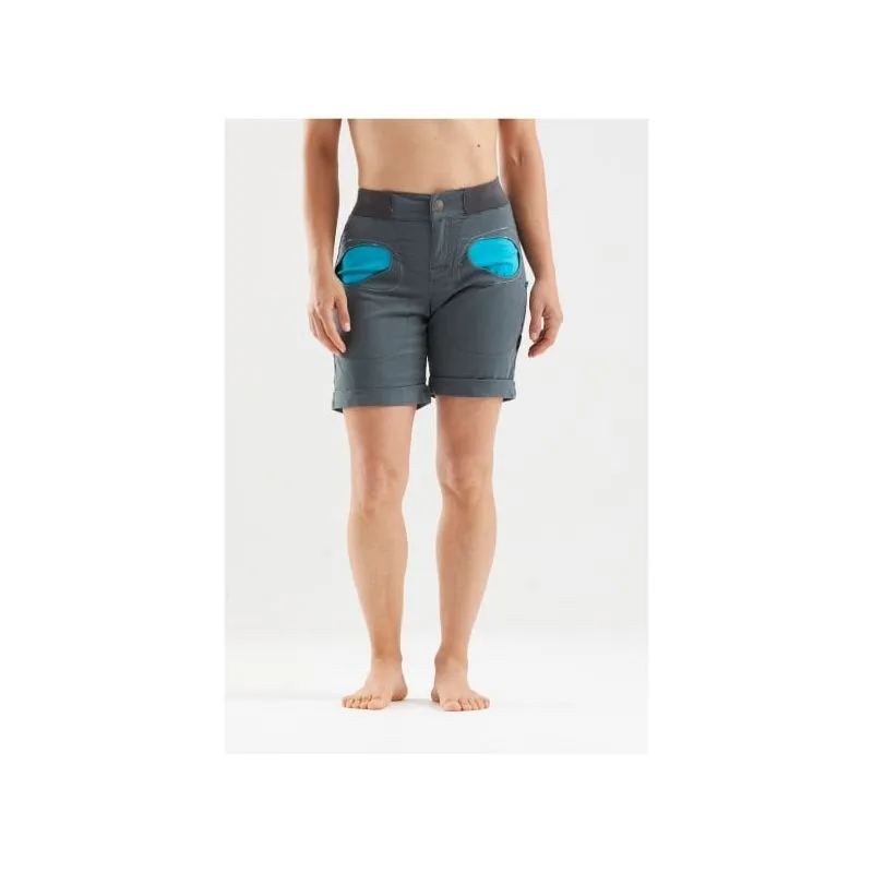 Pantalones cortos de escalada para mujer E9 Onda Short (PIZARRA)