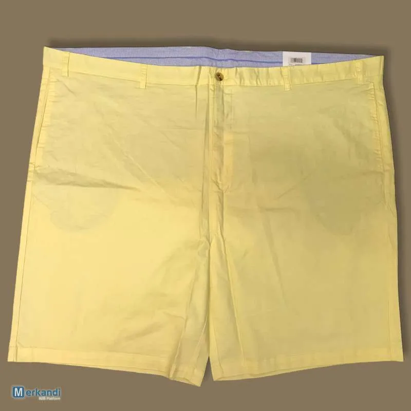 PANTALONES CORTOS DE VERANO GRANDES PARA HOMBRE DE ALTA CALIDAD | MEZCLA DE ALGODóN | TAMAñOS 42