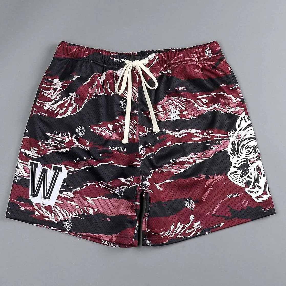 Pantalones cortos deportivos de moda para hombre Verano NUEVO Malla Transpirable Alta Calidad Pantalones Cortos Casuales Sueltos