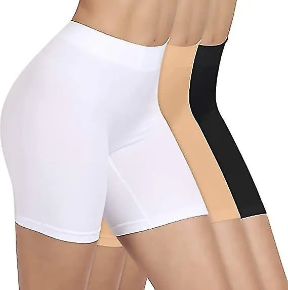 Pantalones cortos slip para mujeres Pantalones cortos cómodos Pantalones cortos ultra suaves sin costuras Para debajo de los ves