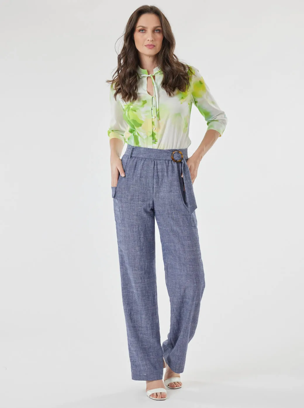 Pantalón azul Fabia