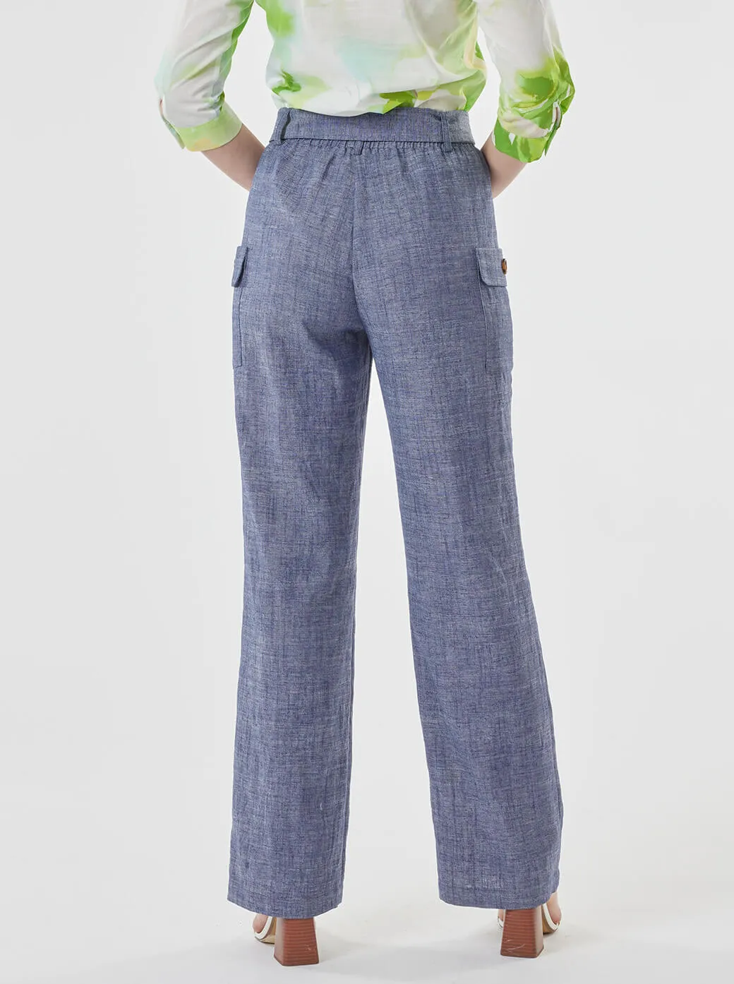 Pantalón azul Fabia