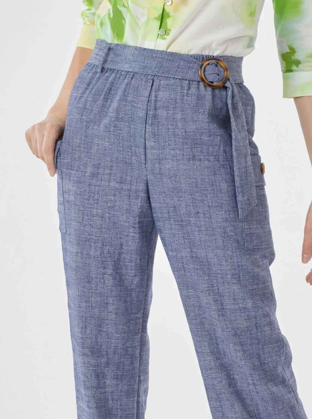 Pantalón azul Fabia