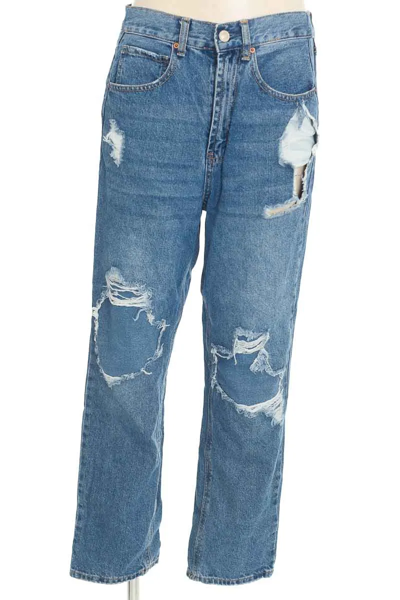 PANTALóN COLOR AZUL  WAX JEAN