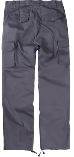 Pantalón con refuerzos en culera y rodillas Gris