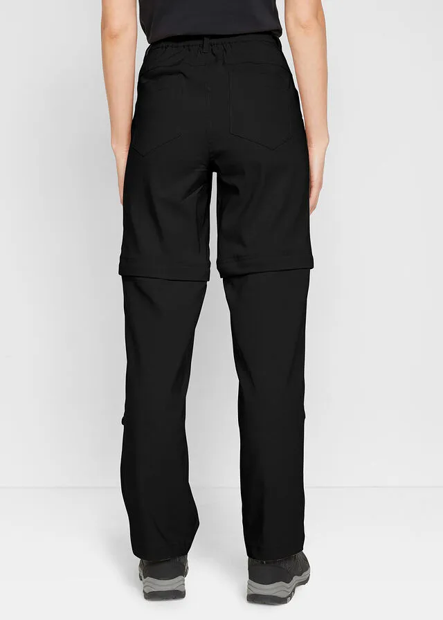 Pantalón funcional con piernas extraíbles Negro