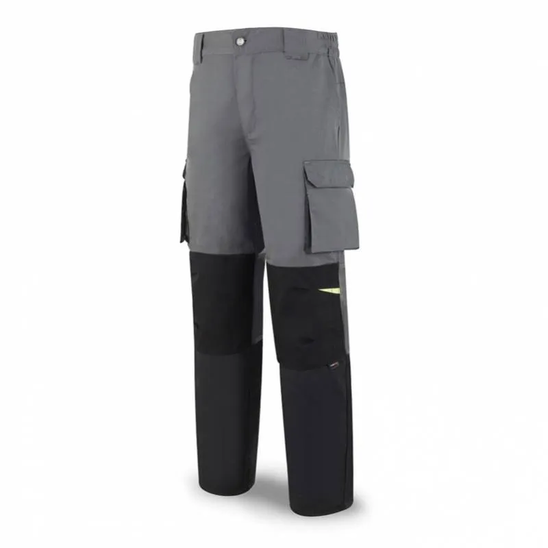 Pantalón tergal 245 g. Color gris oscuro/negro