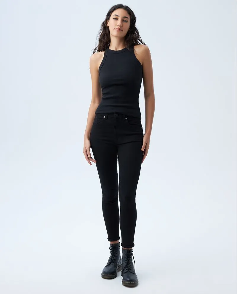 Pantalón tiro alto para mujer
