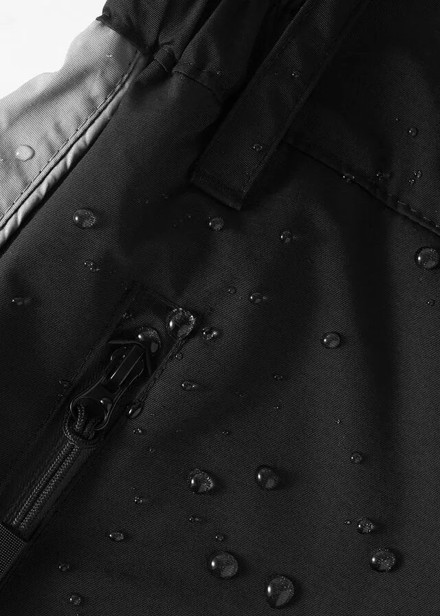 Pantalón térmico funcional con detalles reflectantes Negro