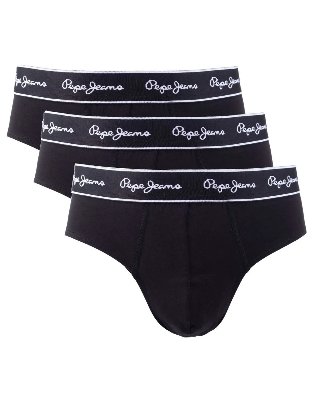 PEPE JEANS  PACK 3 BRIEF NEGROS PMU10970 HOMBRE