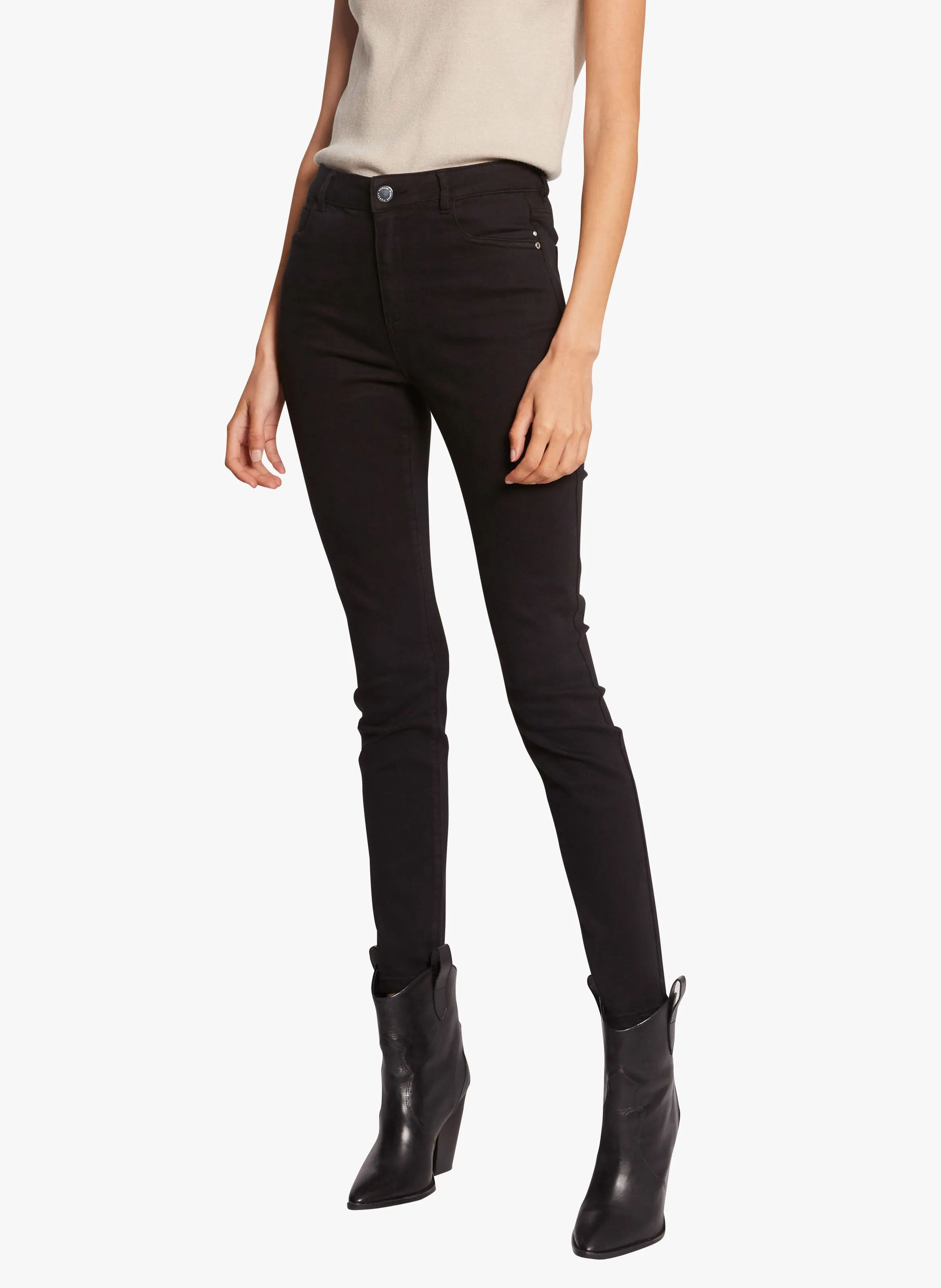 PEPS  PANTALóN SLIM EN NEGRO