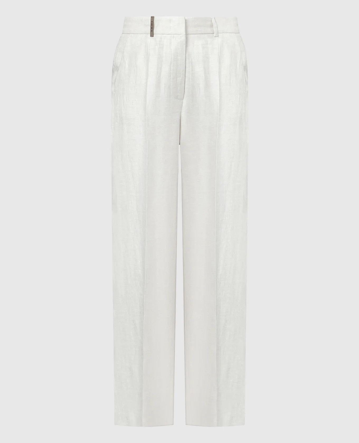 Peserico Gray linen pants