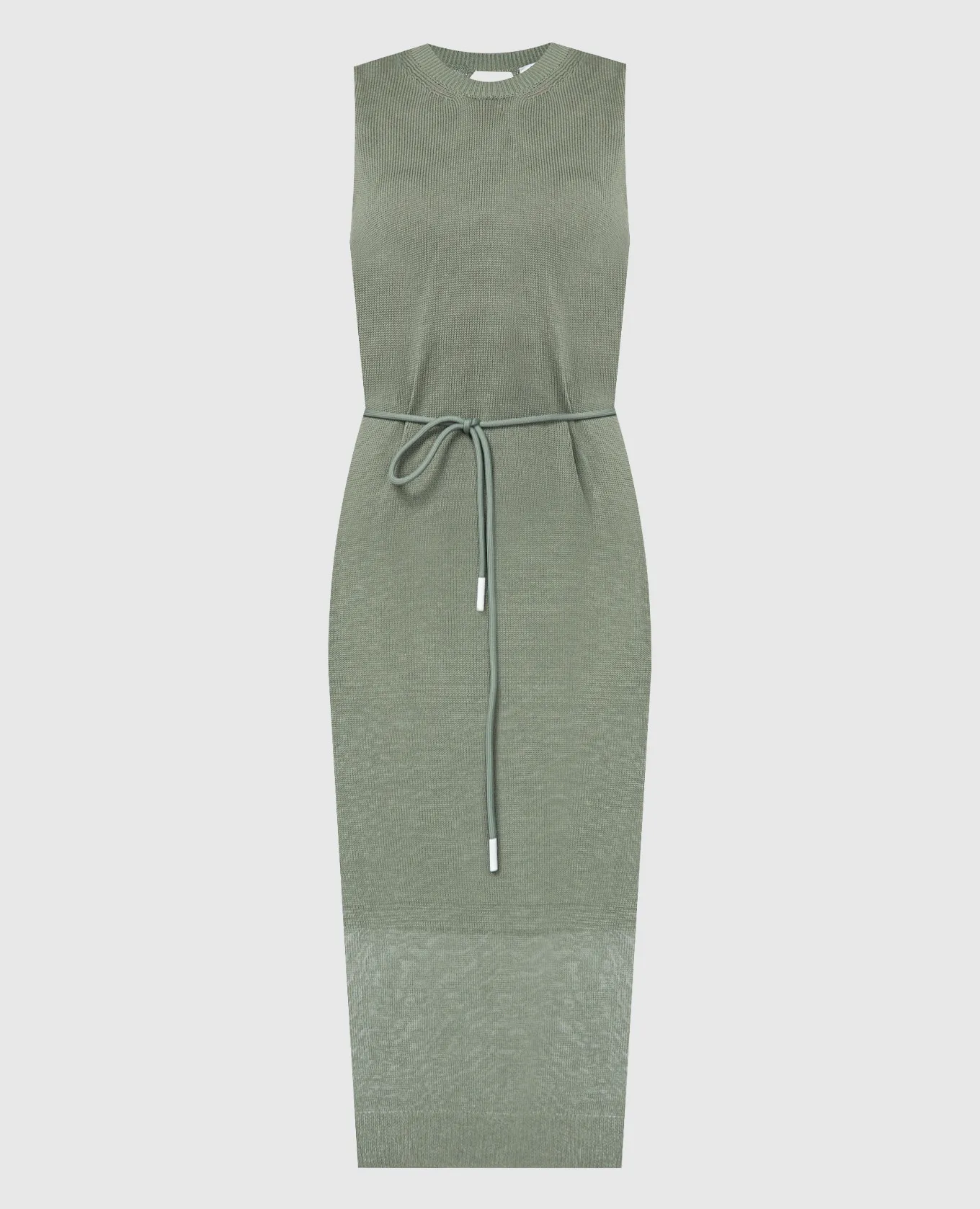 Peserico Green dress with linen