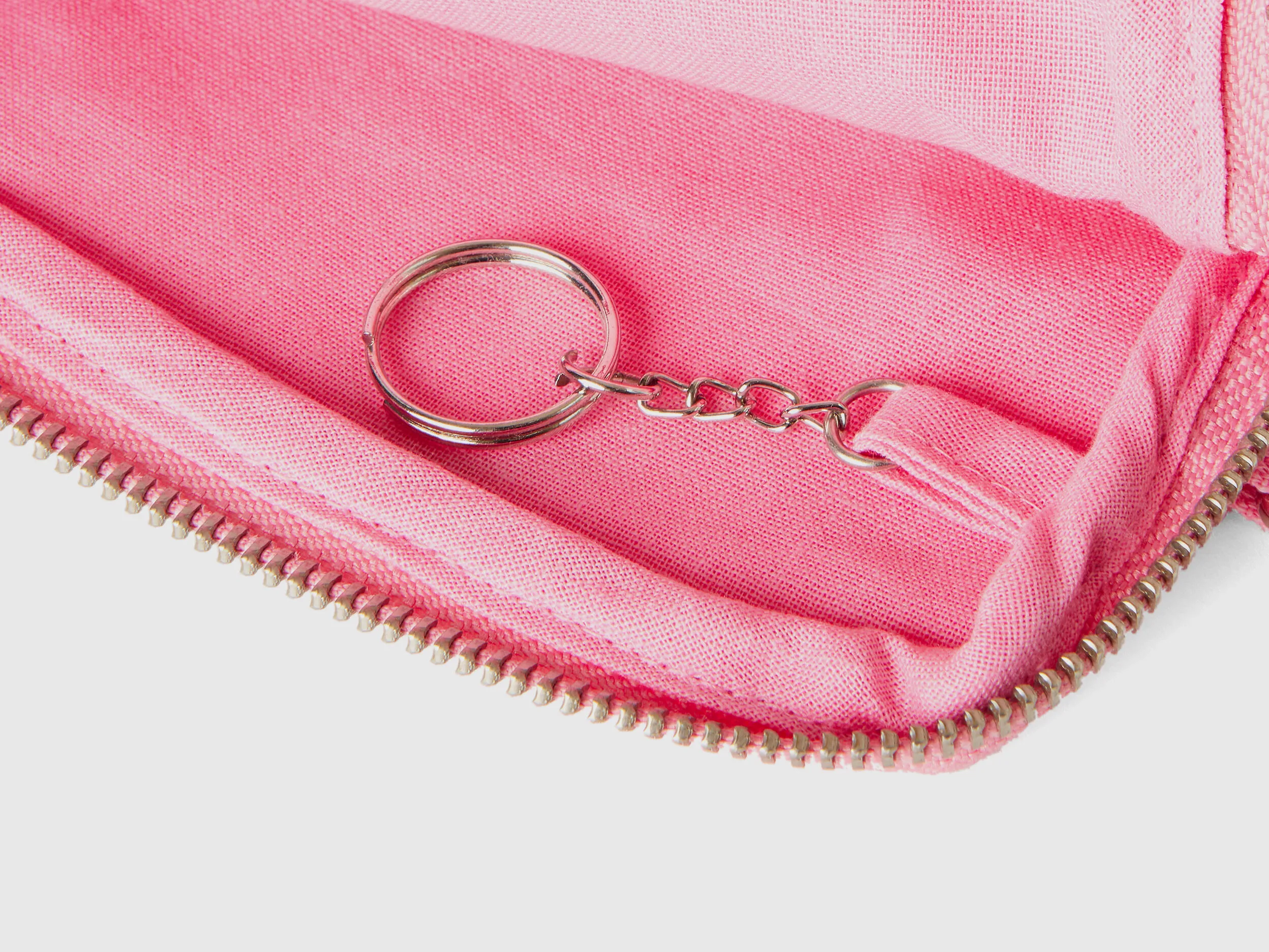 Pink keychain and coin purse