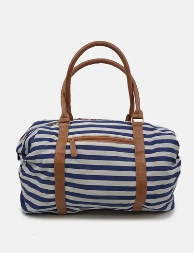 Primark Bolso de viaje rayas navy