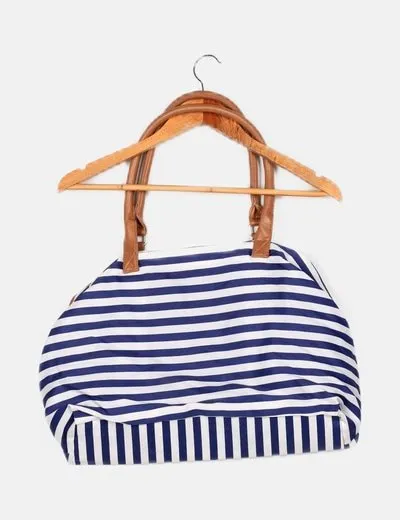 Primark Bolso de viaje rayas navy