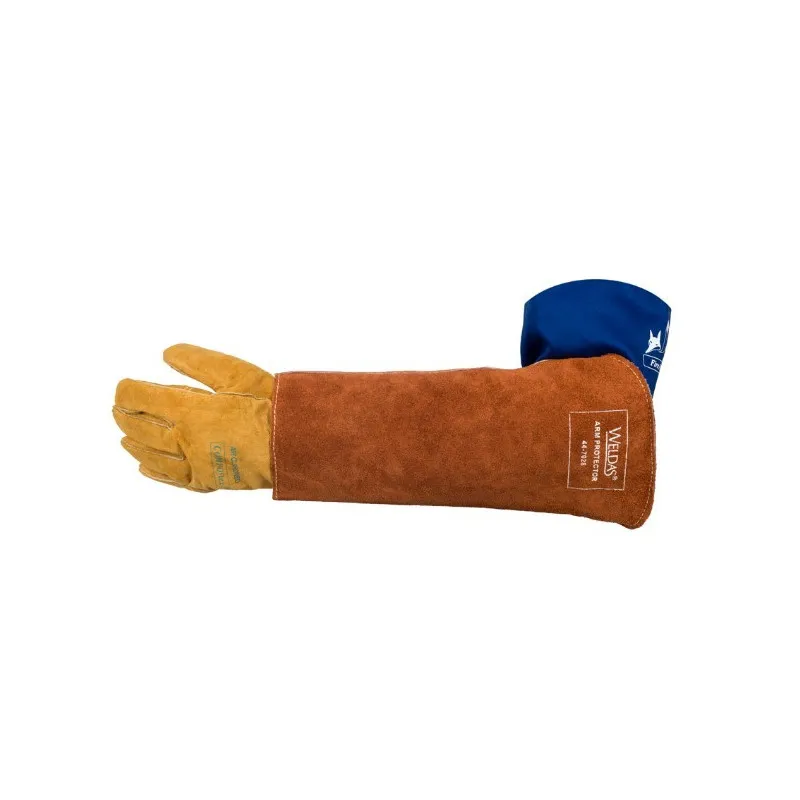 Protector de brazo de alta resistencia para soldadura WELDAS Lava Brown