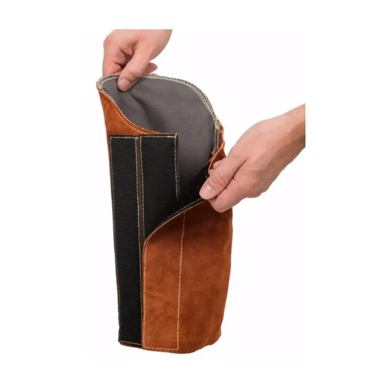 Protector de brazo de alta resistencia para soldadura WELDAS Lava Brown