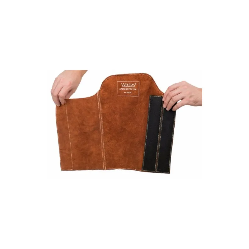 Protector de brazo de alta resistencia para soldadura WELDAS Lava Brown