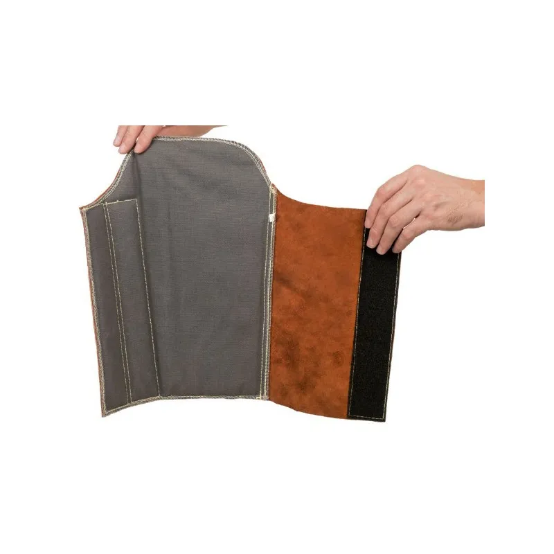 Protector de brazo de alta resistencia para soldadura WELDAS Lava Brown