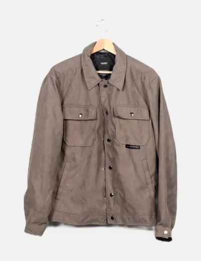 Pull&Bear Chaqueta taupé
