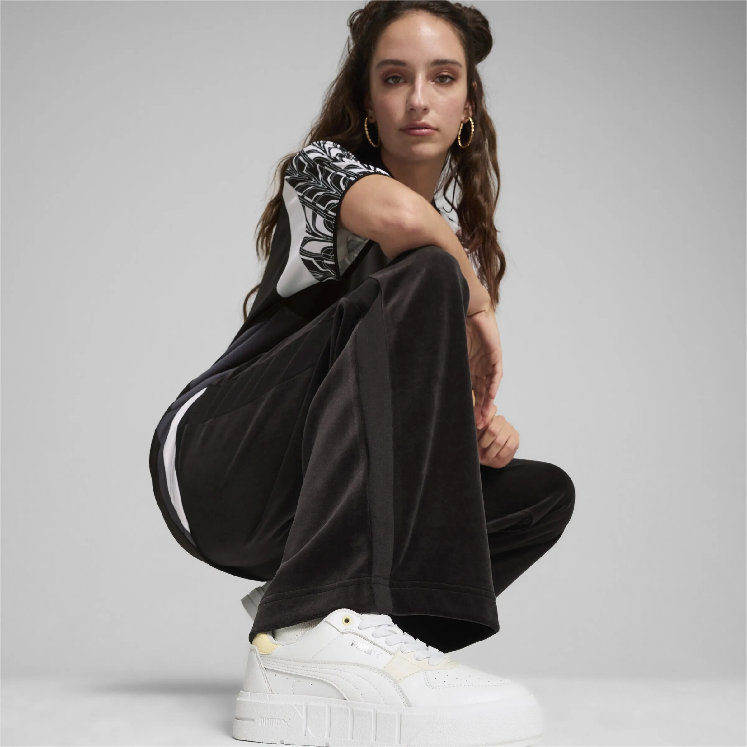 regular Pantalón deportivo 'T7' PUMA en Negro