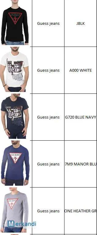 ROPA DE HOMBRE CLEARANCE GUESS INVIERNO 20182019