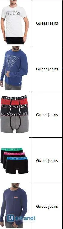 ROPA DE HOMBRE CLEARANCE GUESS INVIERNO 20182019